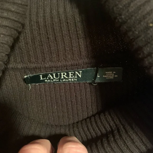Ralph Lauren Classic Black Knit Sweater - Picture 3 of 4